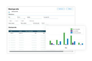 gestion des stocks à l'affaire dans sage X3 