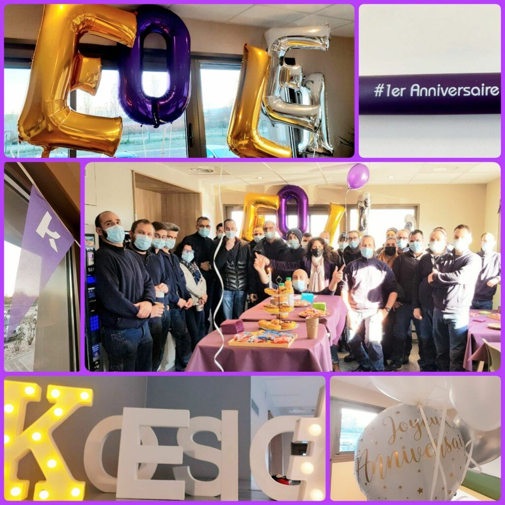 anniversaire eole, batiment de reconditionnement et de seconde vie des matériels d'impression de Koesio