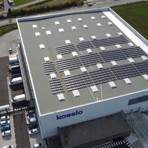 eole batiment de reconditionnement et de seconde vie des matériels d'impression de Koesio