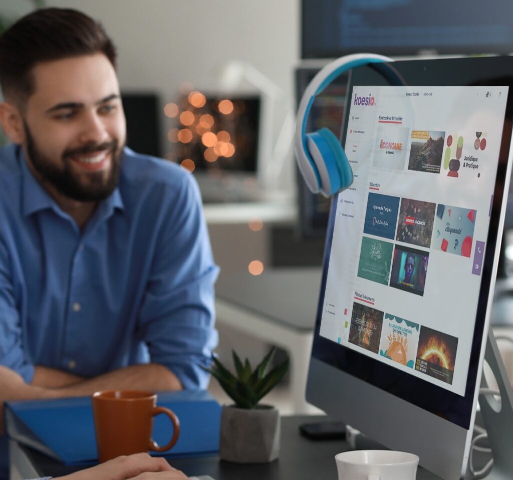 développer votre communication sur écran avec la Koesio TV