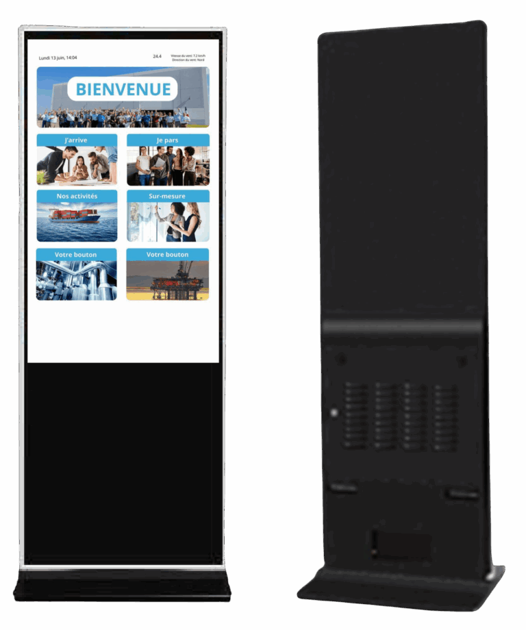 totem intérieur tacile 43 pouces koesio