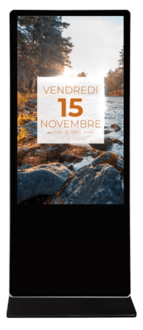 écran diffusion totem intérieur koesio