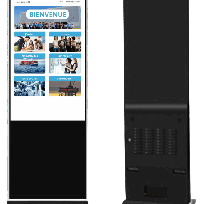 totem intérieur tacile 43 pouces koesio